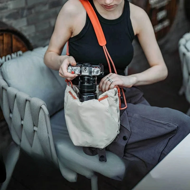 Drawstring Camera Bag