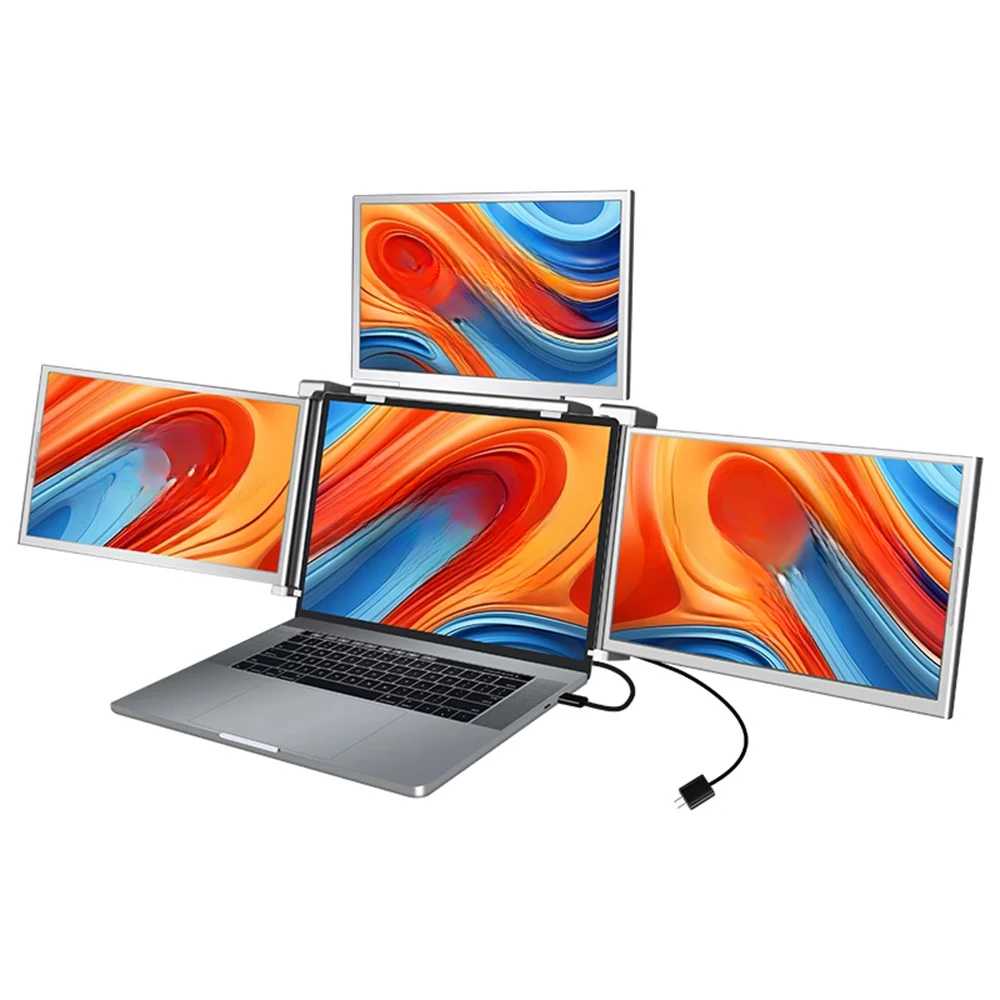 Tri-Fold Monitor Screens