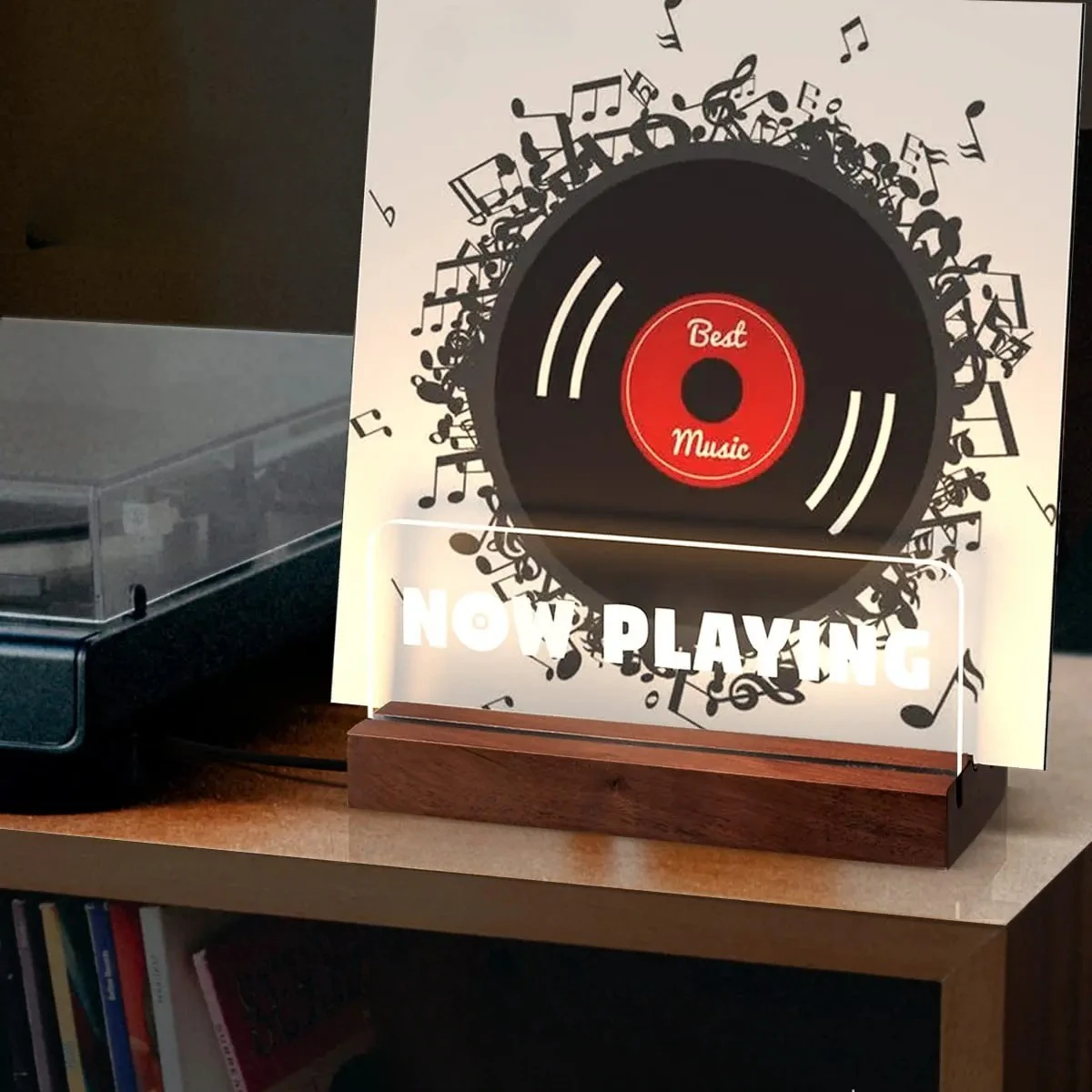 Now Playing Vinyl Stand