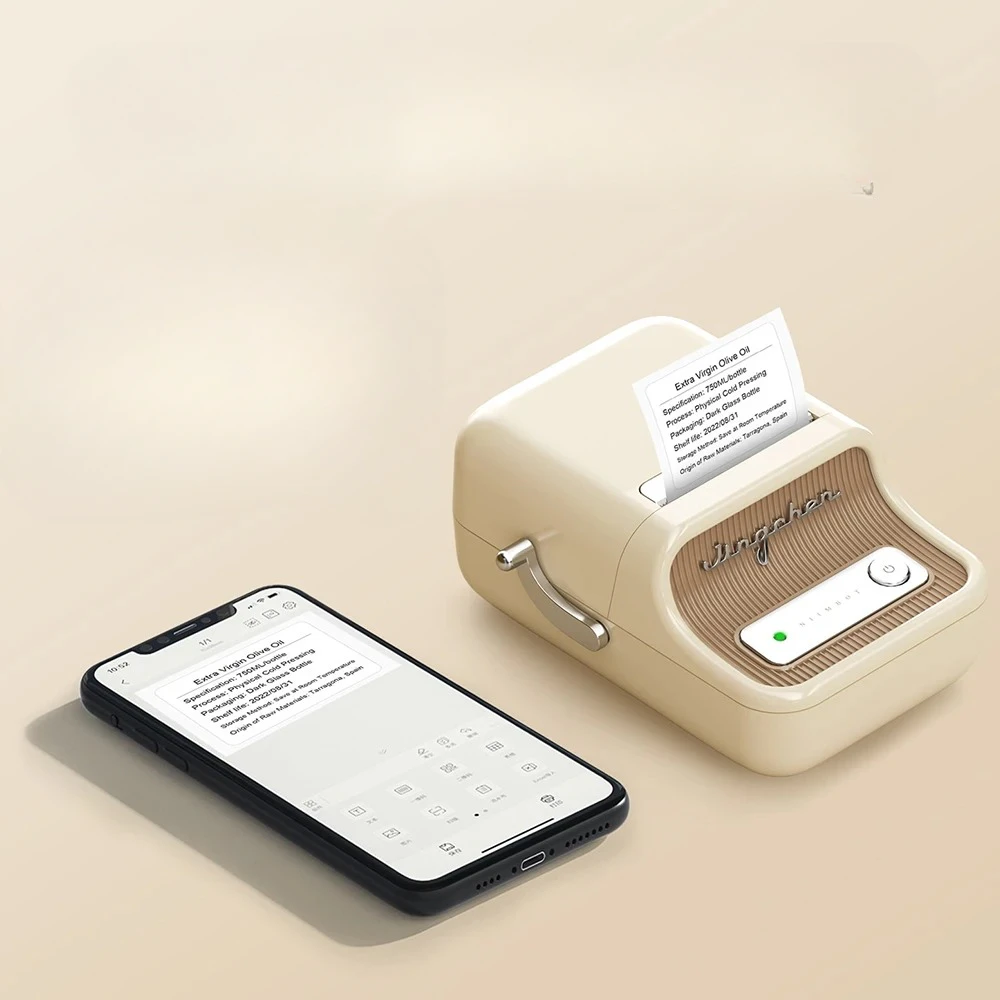 Mini Thermal Label Printer